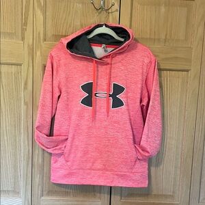 Under Armour Coral Hoodie with Black Logo
